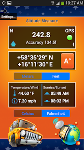 Altimeter GPS Calculator Lite Screenshots 13