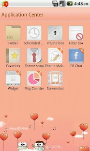 My Valentine GO SMS Theme - screenshot thumbnail