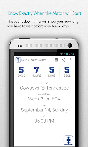 Dallas Football Alarm