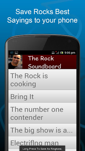 The Rock Soundboard Quotes