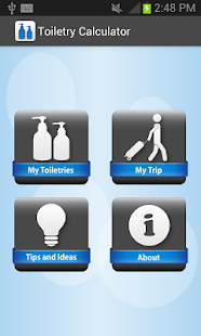 Travel Toiletry Packing List Screenshots 0
