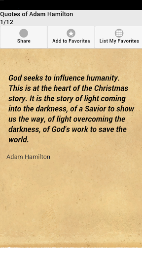 Quotes of Adam Hamilton