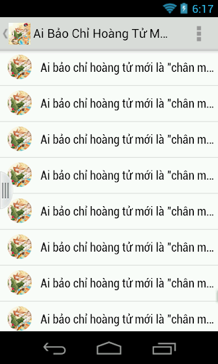 Ai Bao Hoang Tu Moi La Vua