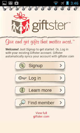 Giftster - Wish List Registry