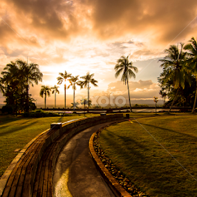 Path to the Sun by Victor Sim - Landscapes Sunsets & Sunrises