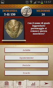Screenshot dell'applicazione Android Genius Quiz History of Greece