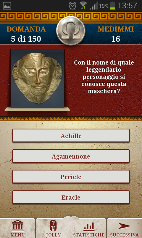 Android application Genius Quiz History of Greece screenshort