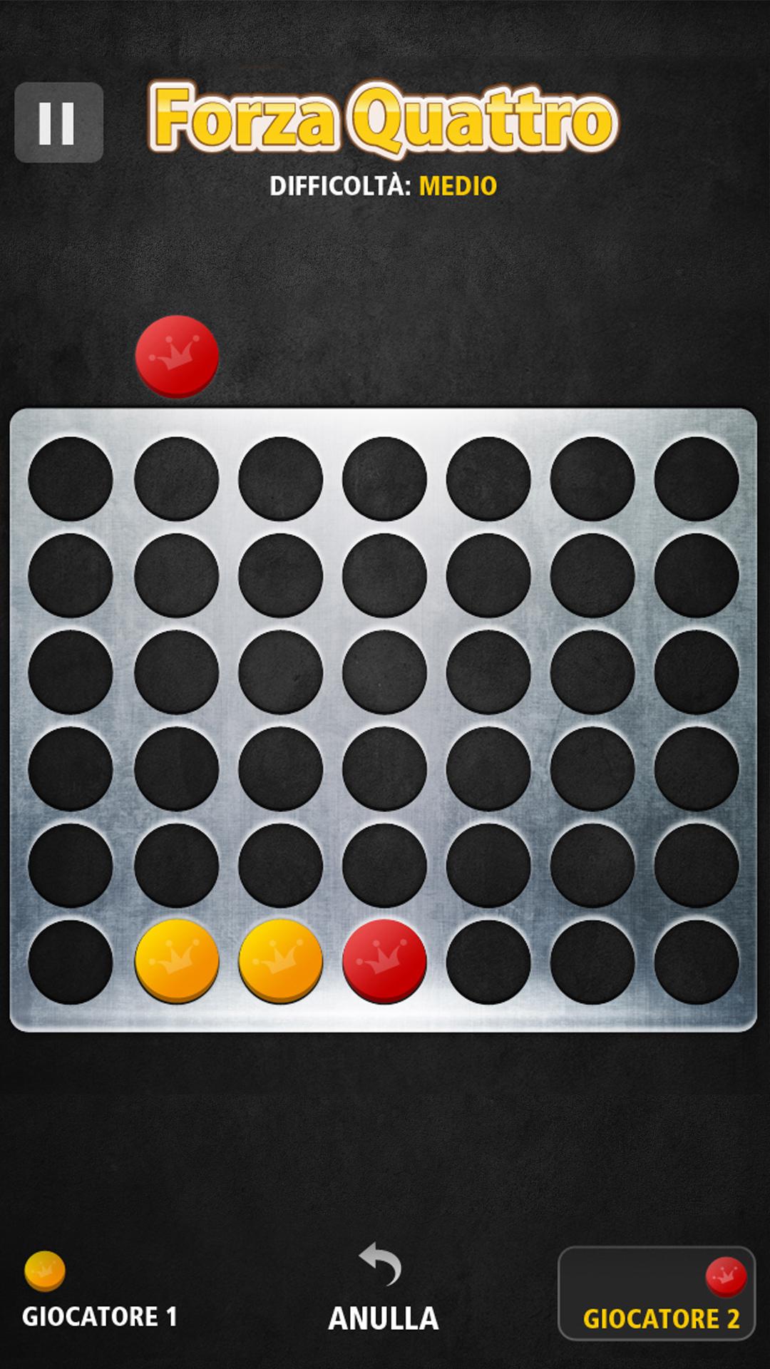 Android application 4 in a Row screenshort