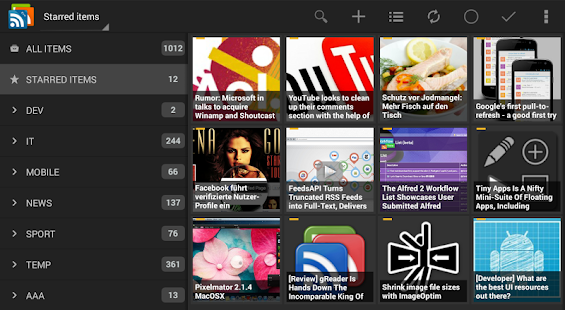 gReader Pro | Feedly | News - screenshot thumbnail