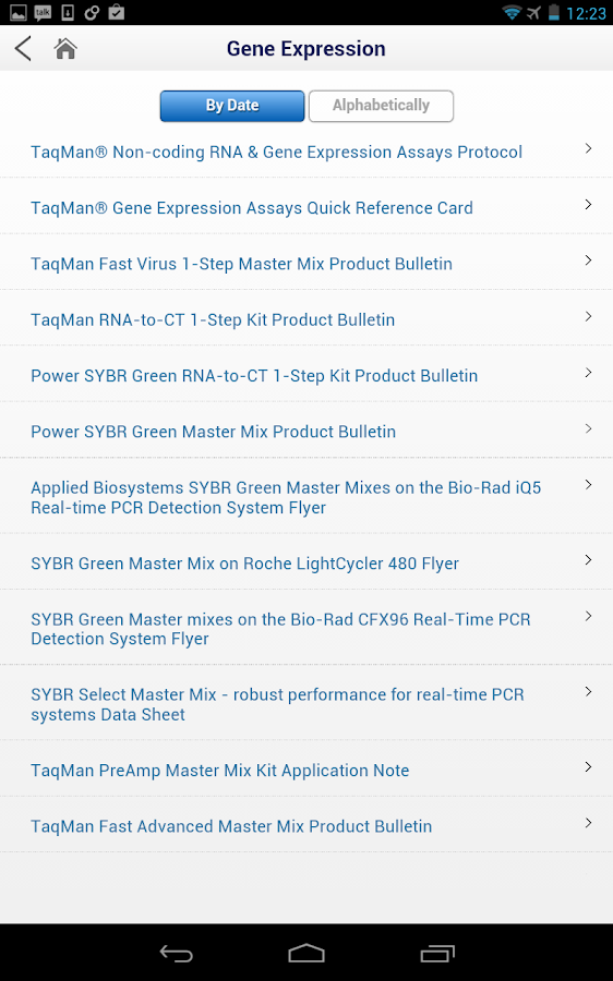  Real-Time PCR – Capture d'écran 