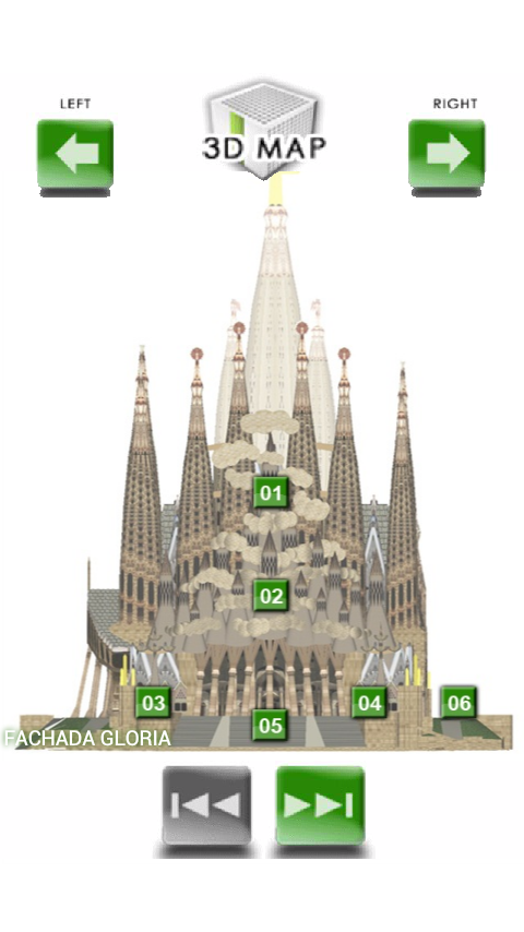 Sagrada Familia Castellano Screen 2
