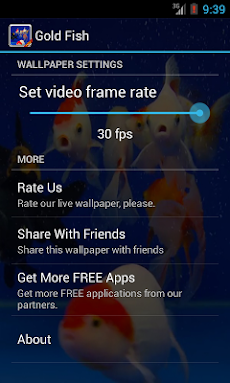 Gold Fish Video Live Wallpaperのおすすめ画像5