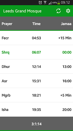 LGm Prayer Times