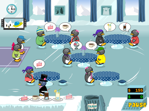 PENGUIN DINER 2 - Friv 2019 Games