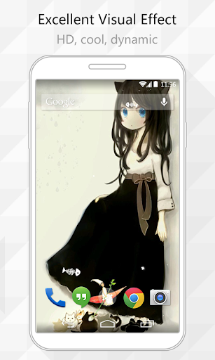 Cat Girl Live Wallpaper