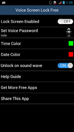 Voice Screen Lock Free