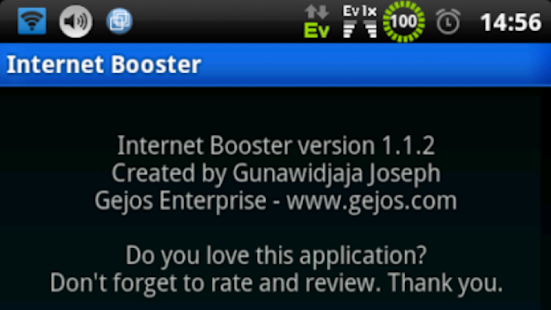 Internet Booster root