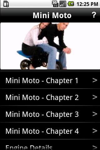 Android application Mini Moto screenshort
