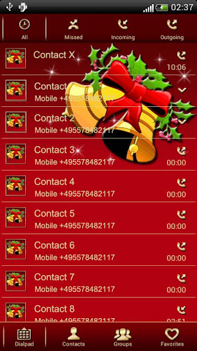 【免費個人化App】Christmas 2 GO Contacts theme-APP點子