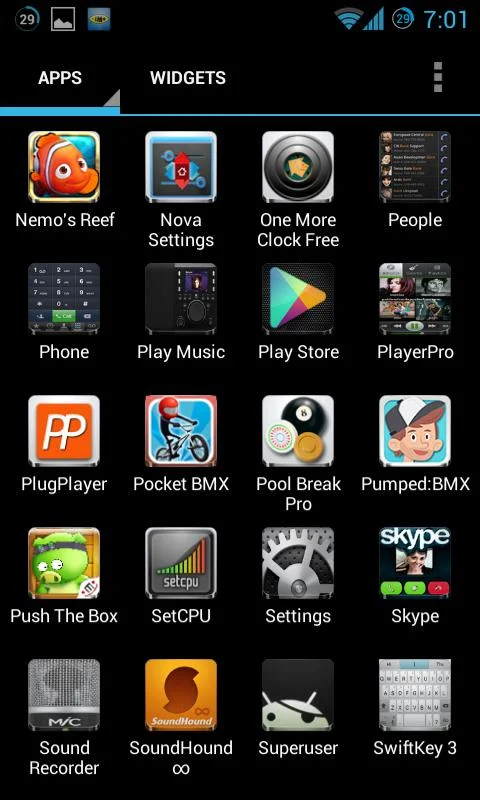 Andro Iphone ADW GO NOVA APEX - screenshot