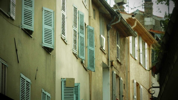 Windows of Cannes, France.