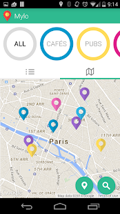 Mylo - My Locations and Places Screenshots 2