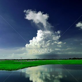 A cloud of Heaven  / Bangladesh  by Ashraf Robin - Landscapes Cloud Formations