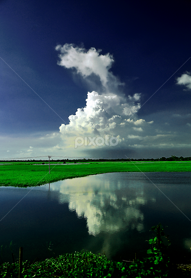 A cloud of Heaven  / Bangladesh  by Ashraf Robin - Landscapes Cloud Formations