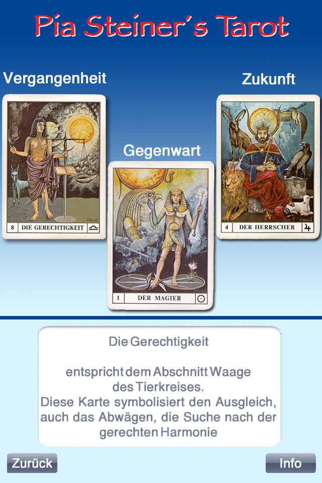 Tarot von Pia Steiner Screen 3