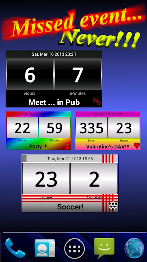 Countdown Reminder Widget