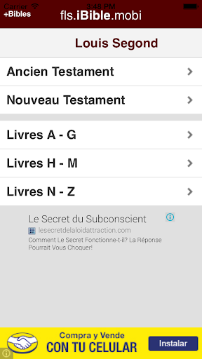 Bible - Louis Segond - French