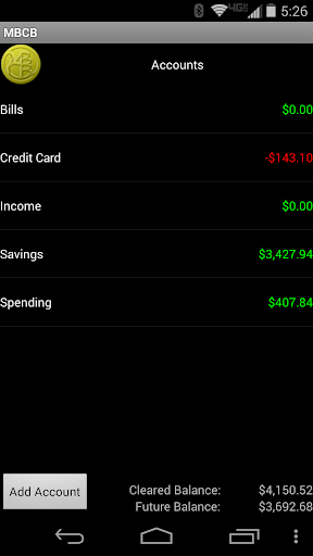 MBCB - Simple Checkbook