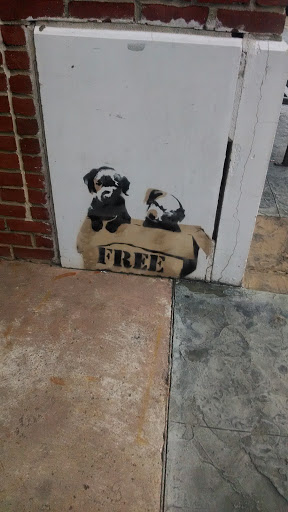 Free Puppies Street Art