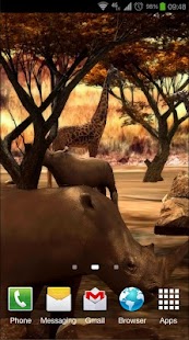 Africa 3D Pro Live Wallpaper Screenshot
