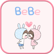 BeBe Couple2 GO sms theme  Icon