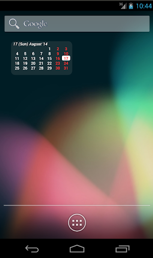 Calendar Widget