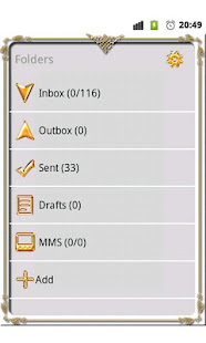 GO SMS Golden Vintage Light(圖3)-速報App