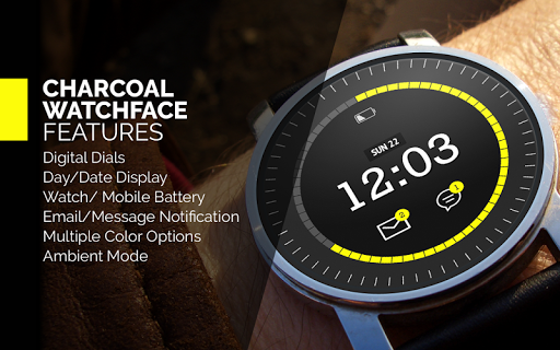 CharCoal Digital Watch Face