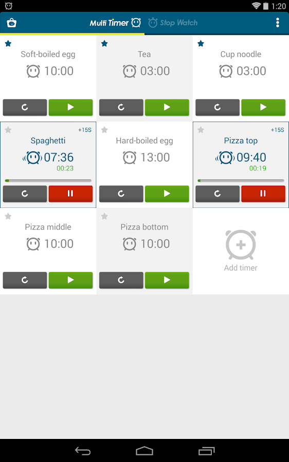 Multi Timer StopWatch - Android Apps on Google Play