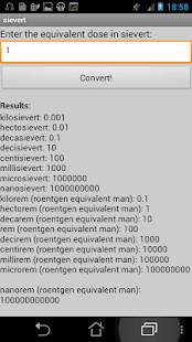 Lastest Equivalent dose converter APK for PC