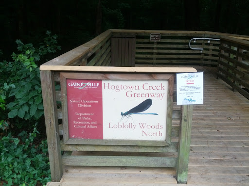 Loblolly Woods North Entrance