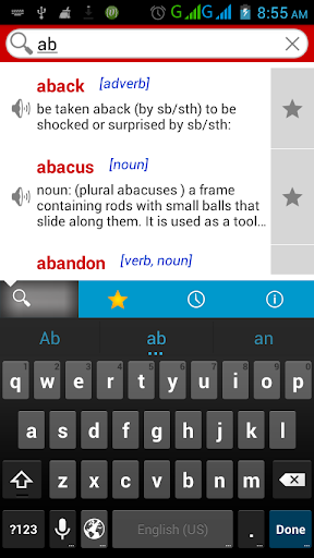 Oxdroid Dictionary