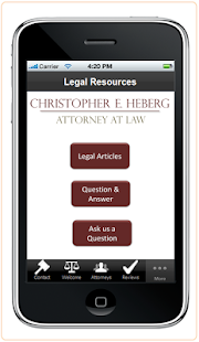 Free Attorney Christopher Heberg APK