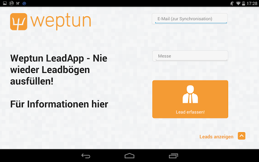 Weptun Lead App