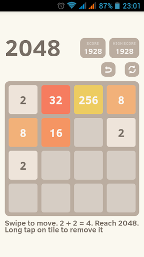 2048+ New: Remove Tile