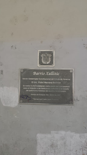 Placa Barrio Xallitic