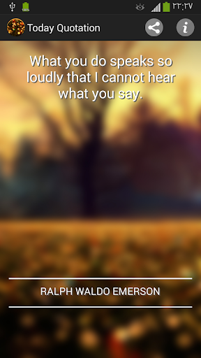 Today's Quotation