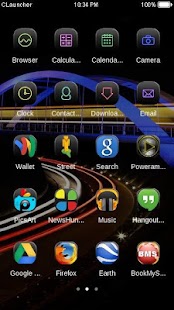 How to install Light Trail C Launcher Theme lastet apk for bluestacks