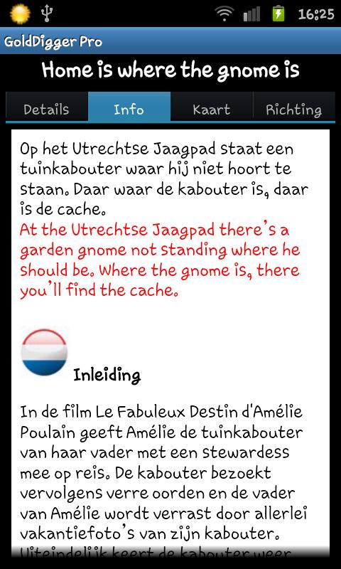    GoldDigger Pro (Geocaching)- screenshot  