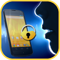 Voice lock screen icon